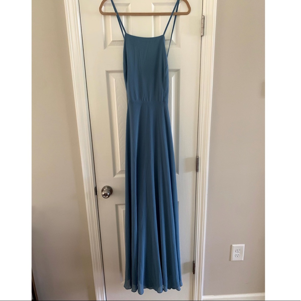 Lulus Slate Blue Maxi Dress